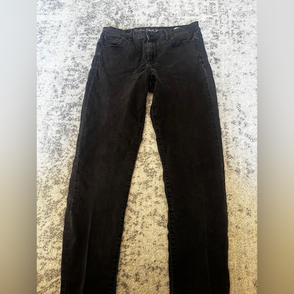 Calvin Klein Jeans Denim - Calvin Klein Jeans Black Denim Legging/Jeggings Size: 32 / Women's 14